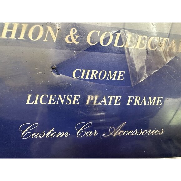 NOS United Pacific A9049-31 License Plate Frame,Chrome, for 1931 Ford Car &Truck - Picture 9 of 9
